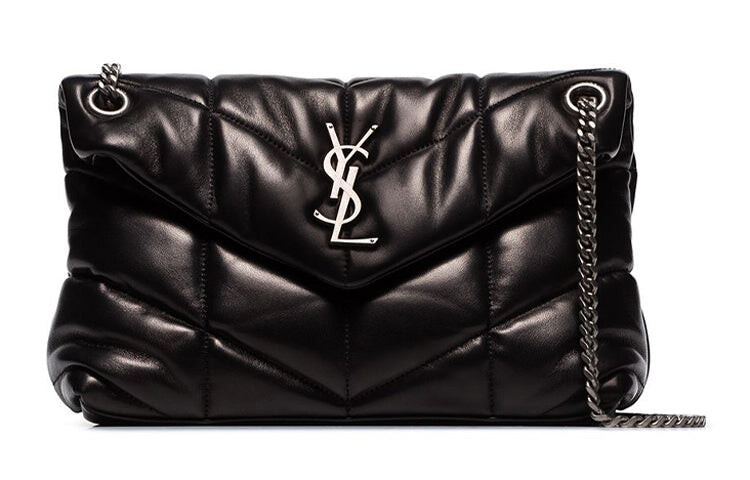 

Сумка женская Saint Laurent LouLou из овчины с цепочкой, чёрный