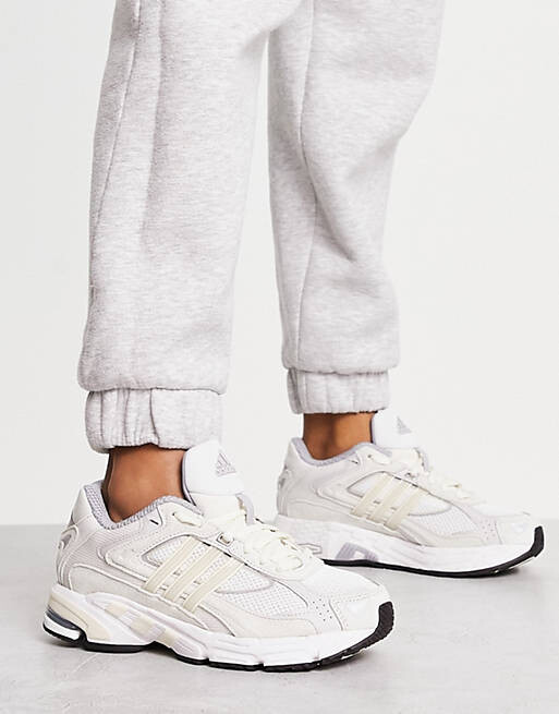 

Бело-кремовые кроссовки adidas Originals Response CL