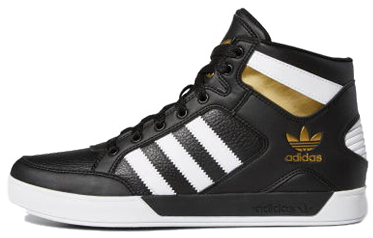 

Кроссовки Adidas Originals Hardcourt для скейтбординга унисекс Черный/Золотой