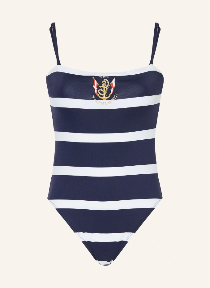 

Купальник mariner stripe Lauren Ralph Lauren, белый