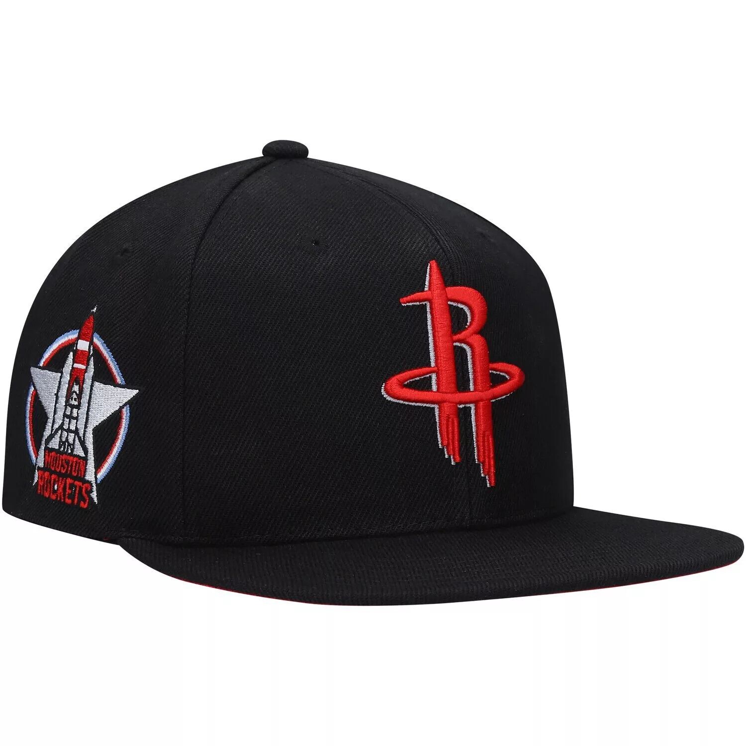 

Мужская черная кепка с нашивкой Mitchell & Ness Houston Rockets Snapback