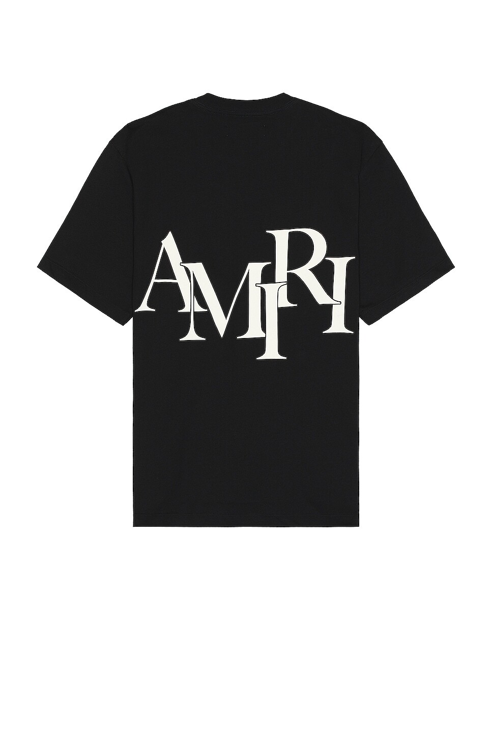 

Футболка Amiri Staggered Logo, черный