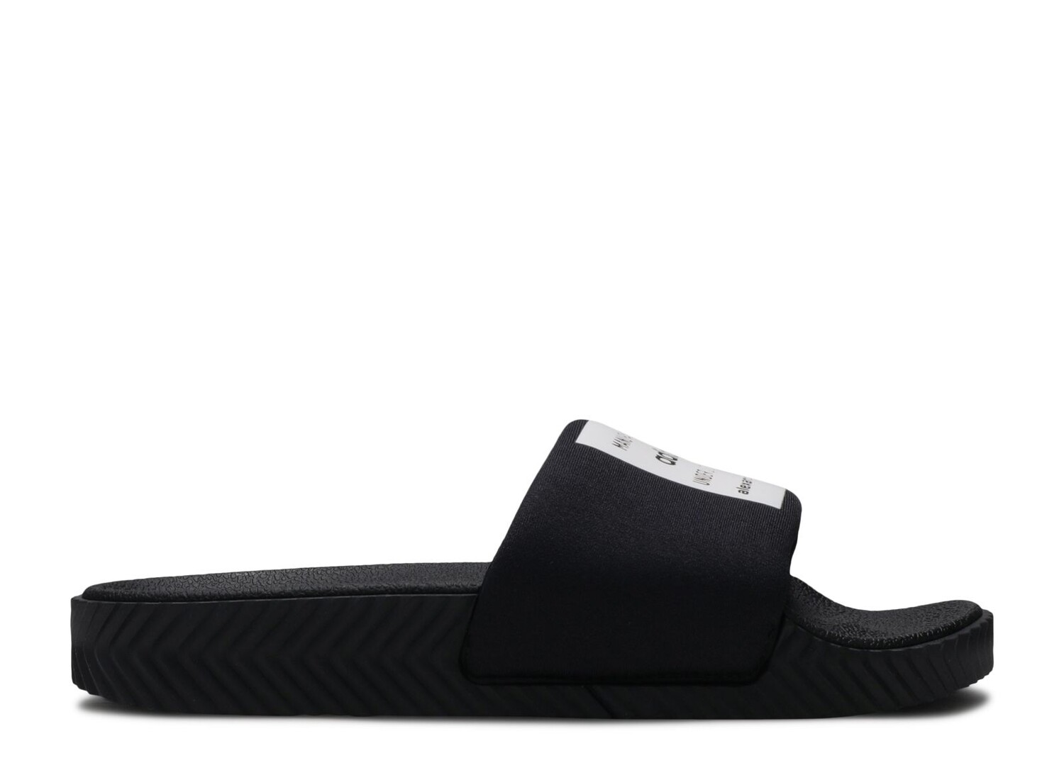 

Кроссовки adidas Alexander Wang X Adilette Slide 'Core Black', черный