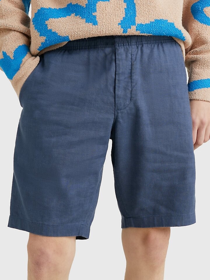 

Твердые льняные шорты свободного кроя Tommy Hilfiger