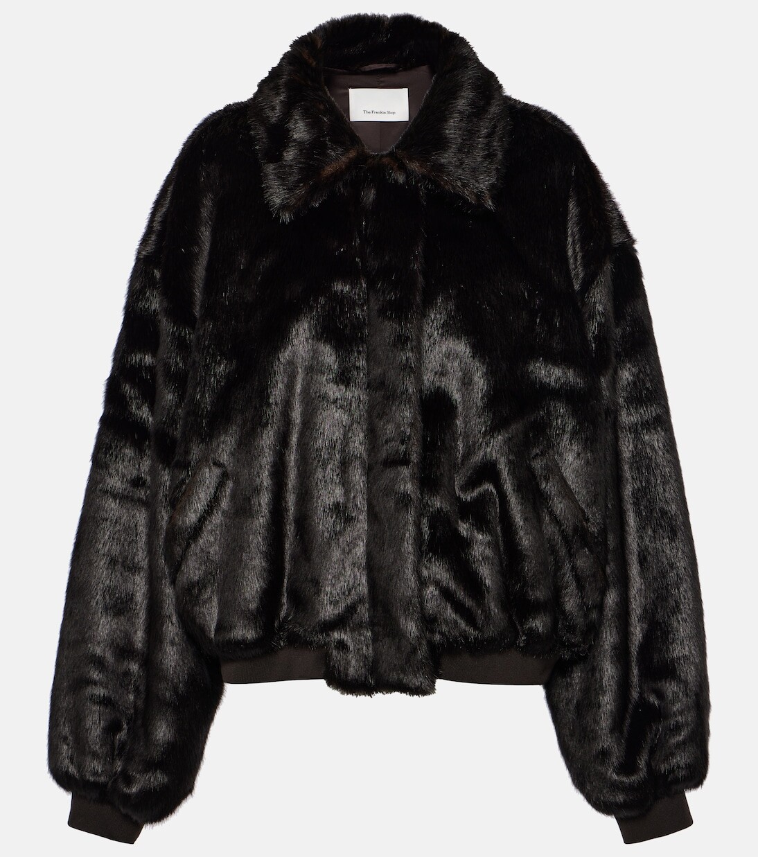 

Бомбер pam из искусственного меха The Frankie Shop, коричневый
