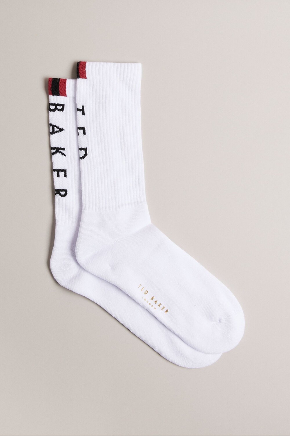 

Белые спортивные носки Redhot с логотипом Ted Baker, белый