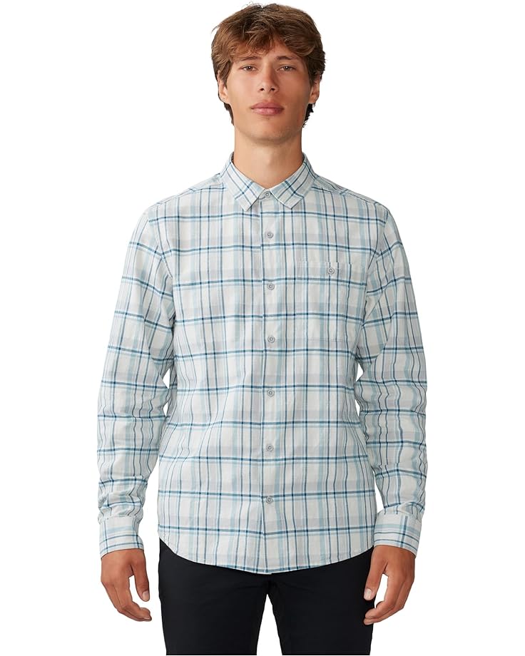 Рубашка Mountain Hardwear Big Cottonwood Canyon Long Sleeve, цвет Glacial Trailhead Plaid