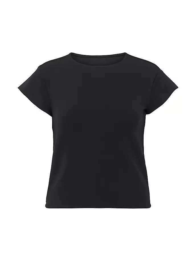 

Топ Airessentials с короткими рукавами Spanx, черный