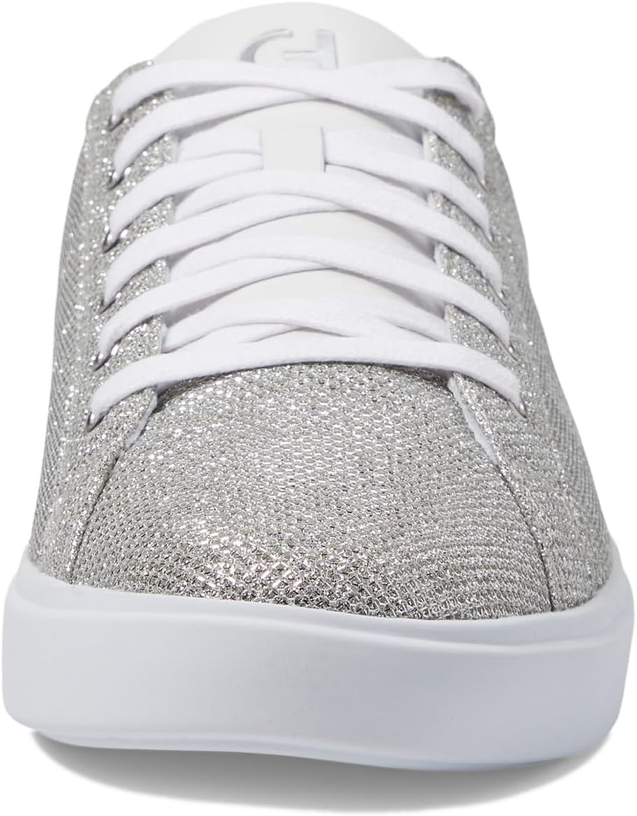 Sneaker daily ленинская ул 52 фото Кроссовки Grand Crosscourt Daily Sneaker Cole Haan, цвет Silver Glitter Mesh/Opt