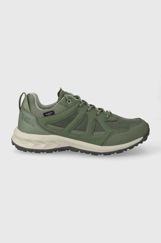 

Полуботинки Woodland 2 Texapore Jack Wolfskin, зеленый