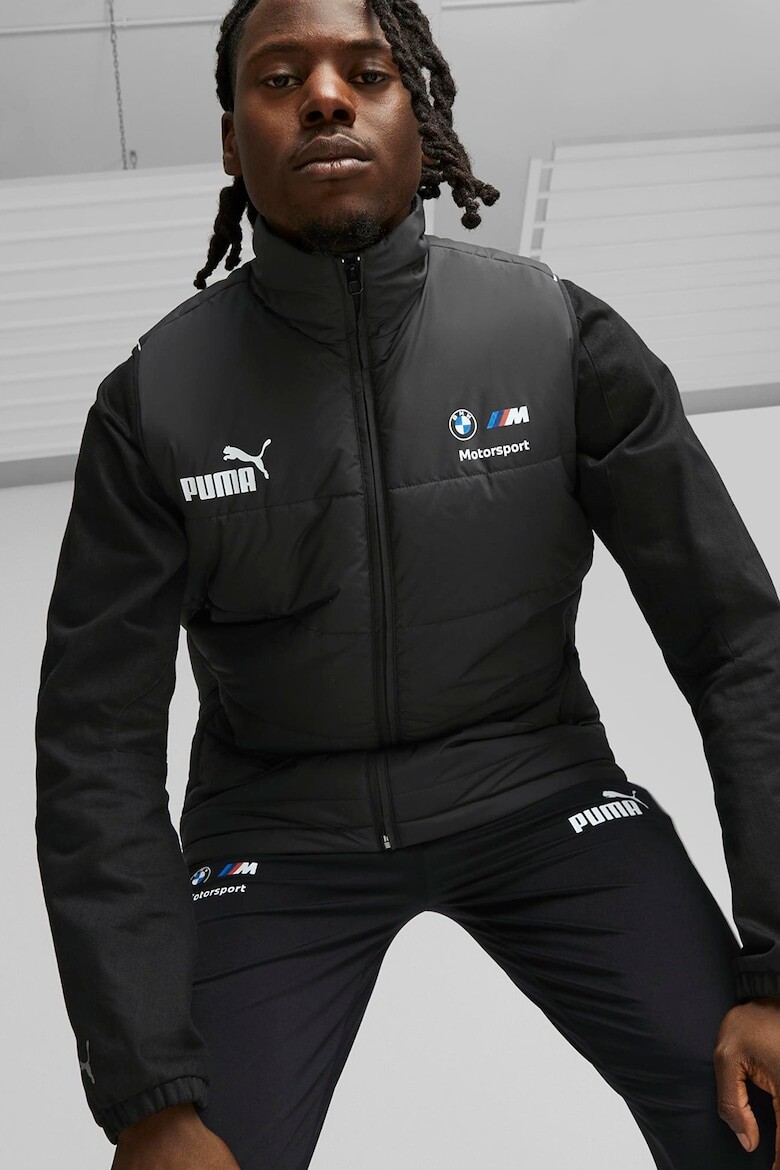 

Утепленный жилет с логотипом Puma, черный