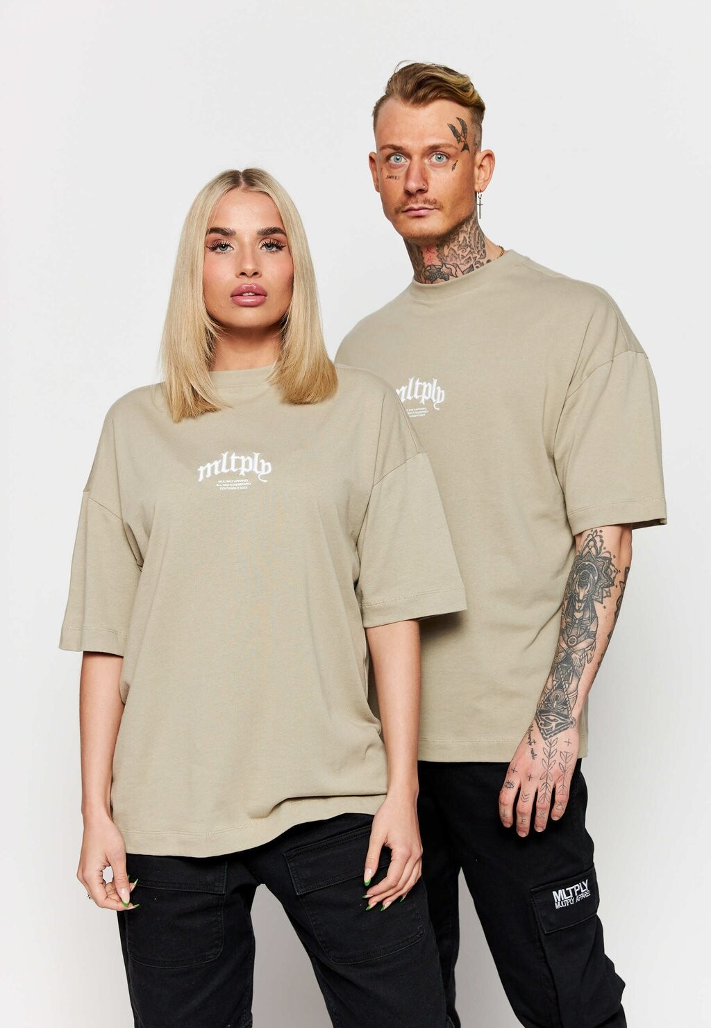 

Футболка с принтом Multiply Apparel, светло-коричневый