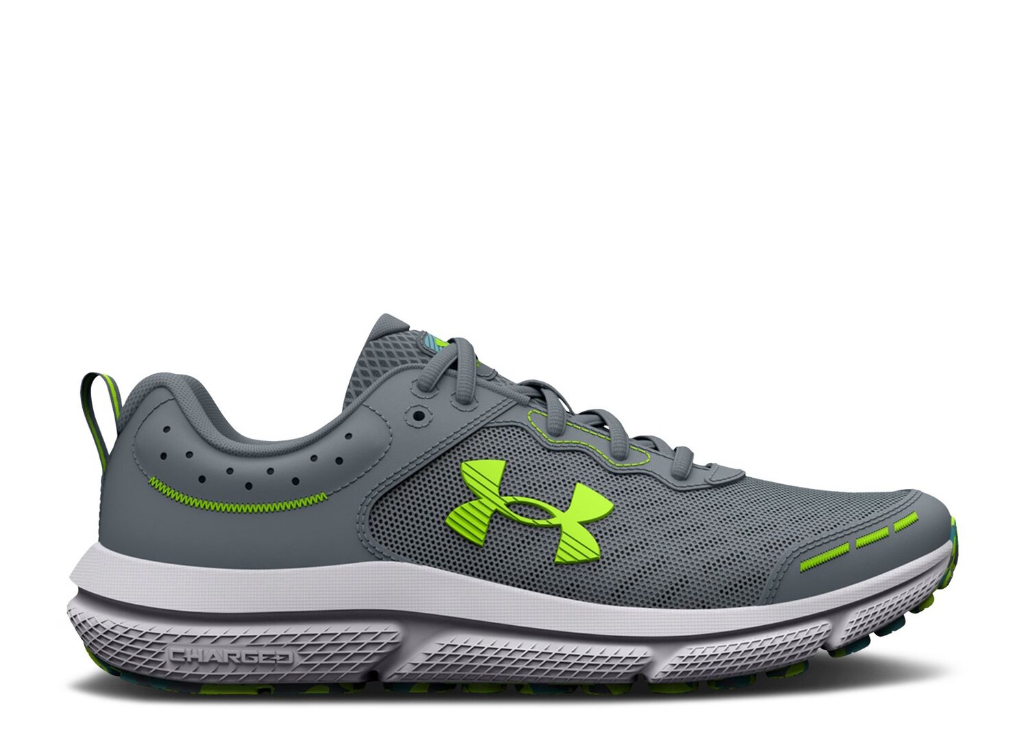 

Кроссовки Under Armour Assert 10 Ac Gs 'Gravel Lime Surge', серый