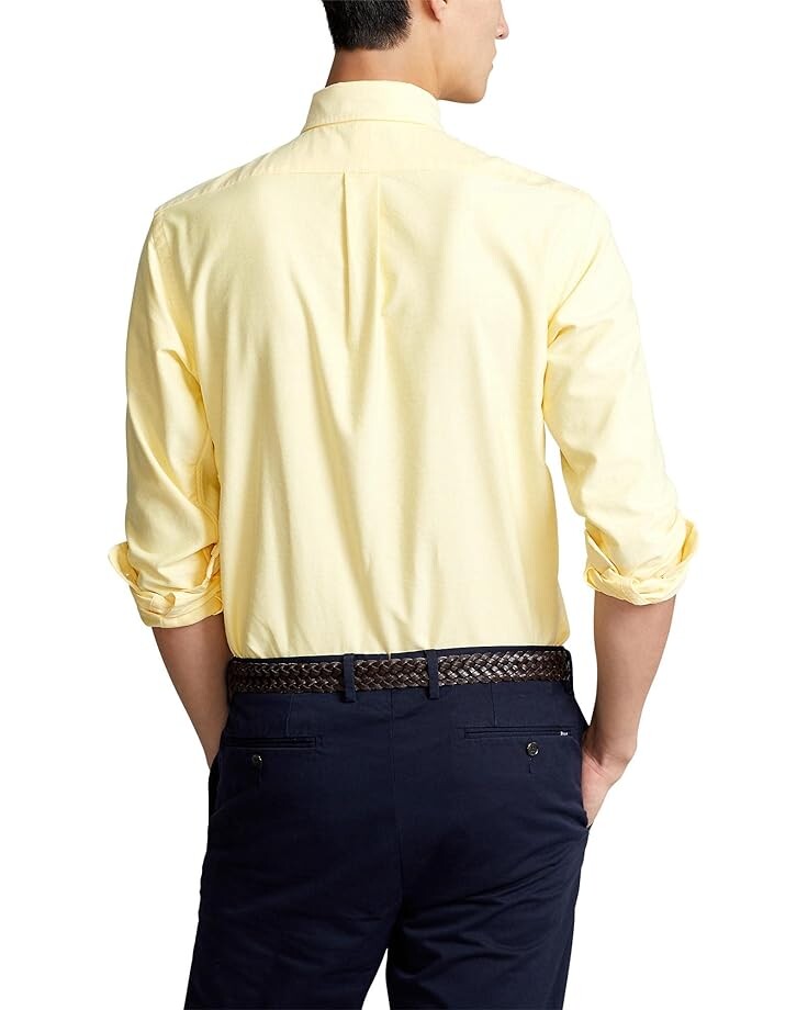 

Рубашка Polo Ralph Lauren Classic Fit Oxford Shirt, желтый