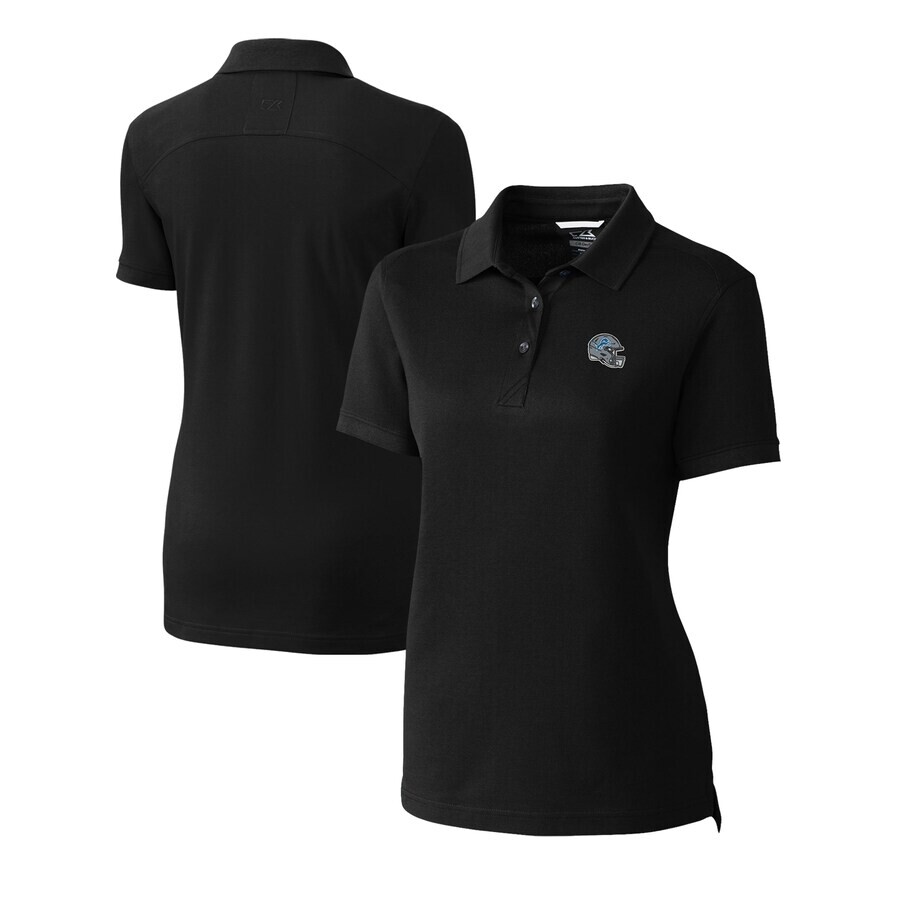 

Поло с длинным рукавом Cutter & Buck Detroit Lions, черный