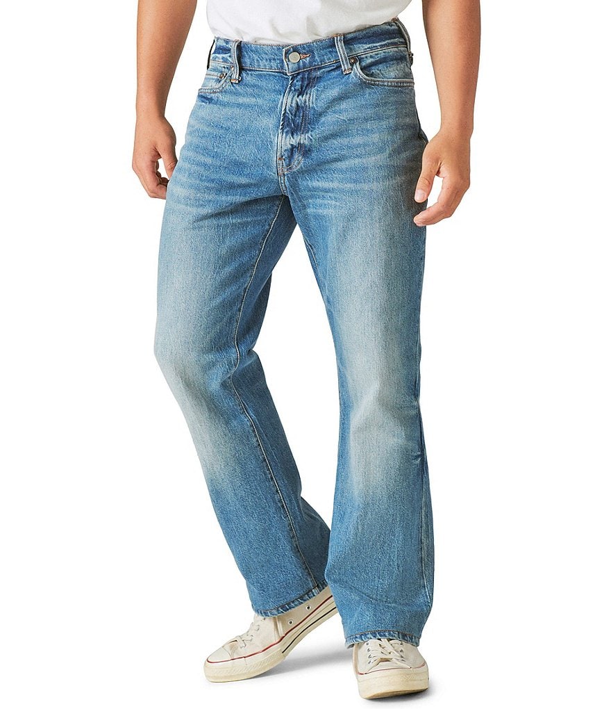 Эластичные джинсы Lucky Brand Easy Rider Bootcut, синий