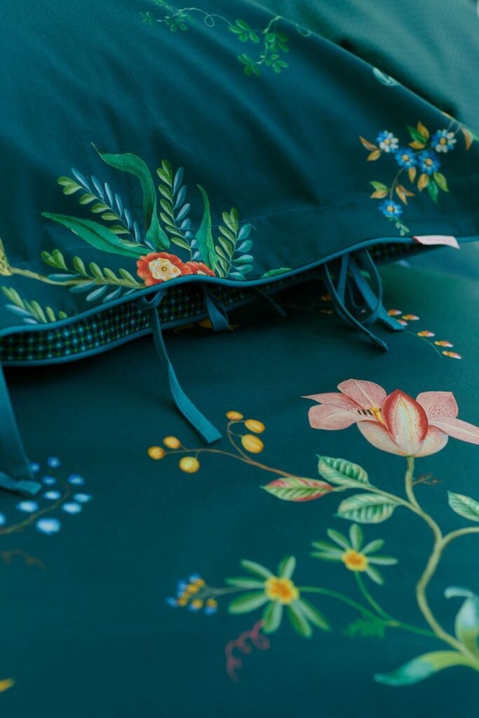 

PIP Studio Bolster Fleur Grandeur Цветочный узор - темно-синий 22 x 70 см