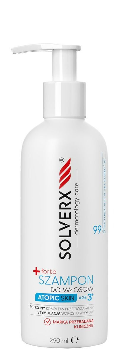 Solverx Atopic Skin Forte шампунь, 250 ml now foods масло семян черного тмина 1000