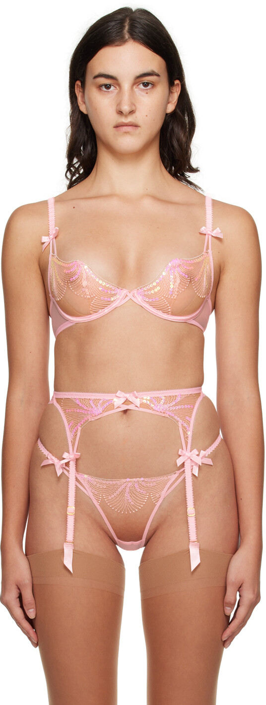 

Розовый бюстгальтер Quinny Agent Provocateur