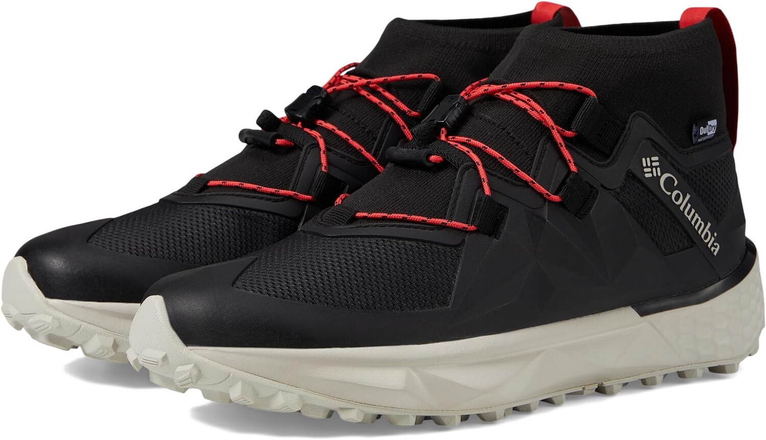 

Походная обувь Facet 75 Alpha Outdry Columbia, цвет Black/Red Coral