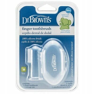 Зубная щетка Dr Browns силиконовая 3мес+, inna