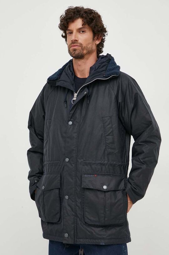 

Хлопковая парка Barbour, темно-синий