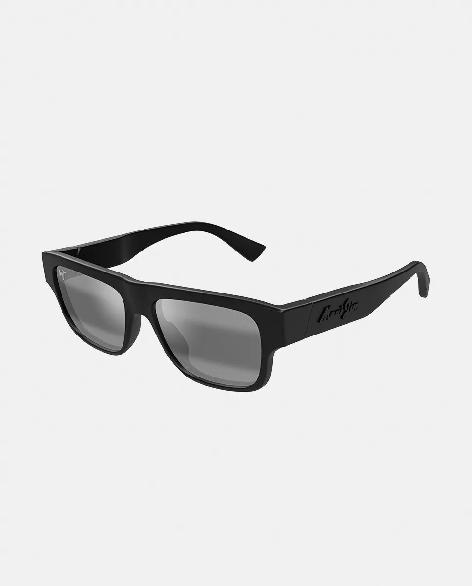 

Прямоугольные мужские солнцезащитные очки MAUI JIM, черный