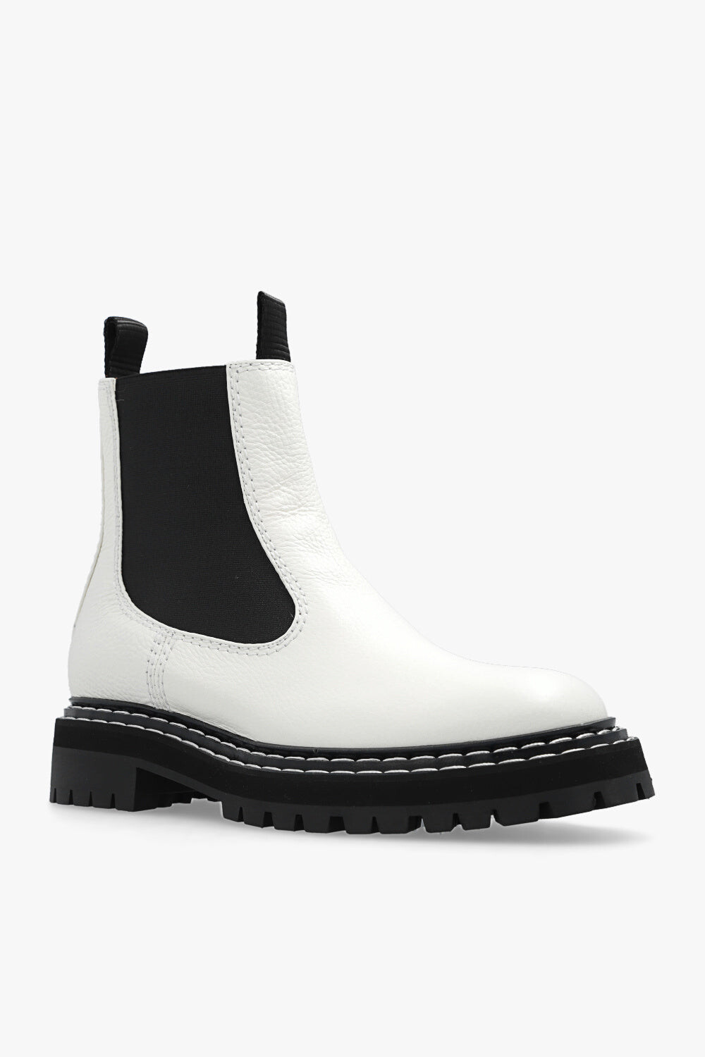 

Бело-черные ботинки челси Proenza Schouler New Lug Sole