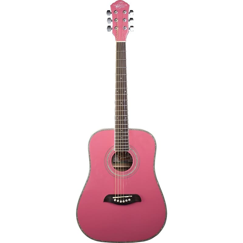 Акустическая гитара Oscar Schmidt OG1 Student 3/4 Size Dreadnought Acoustic Guitar, Pink