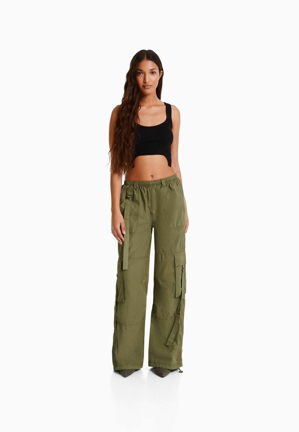

Брюки Карго Bershka