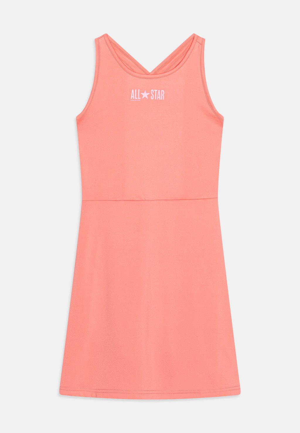 Платье из джерси ALL STAR BIKER SHORT DRESS Converse, цвет lawn flamingo