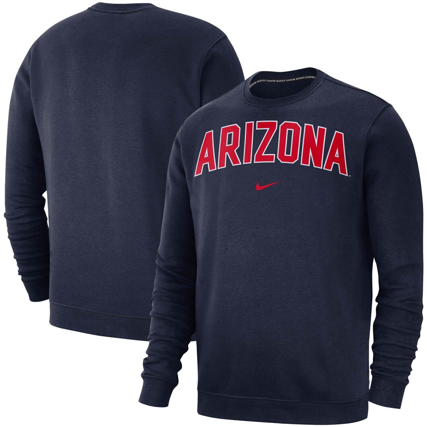 

Мужской темно-синий флисовый свитшот Arizona Wildcats Club Nike
