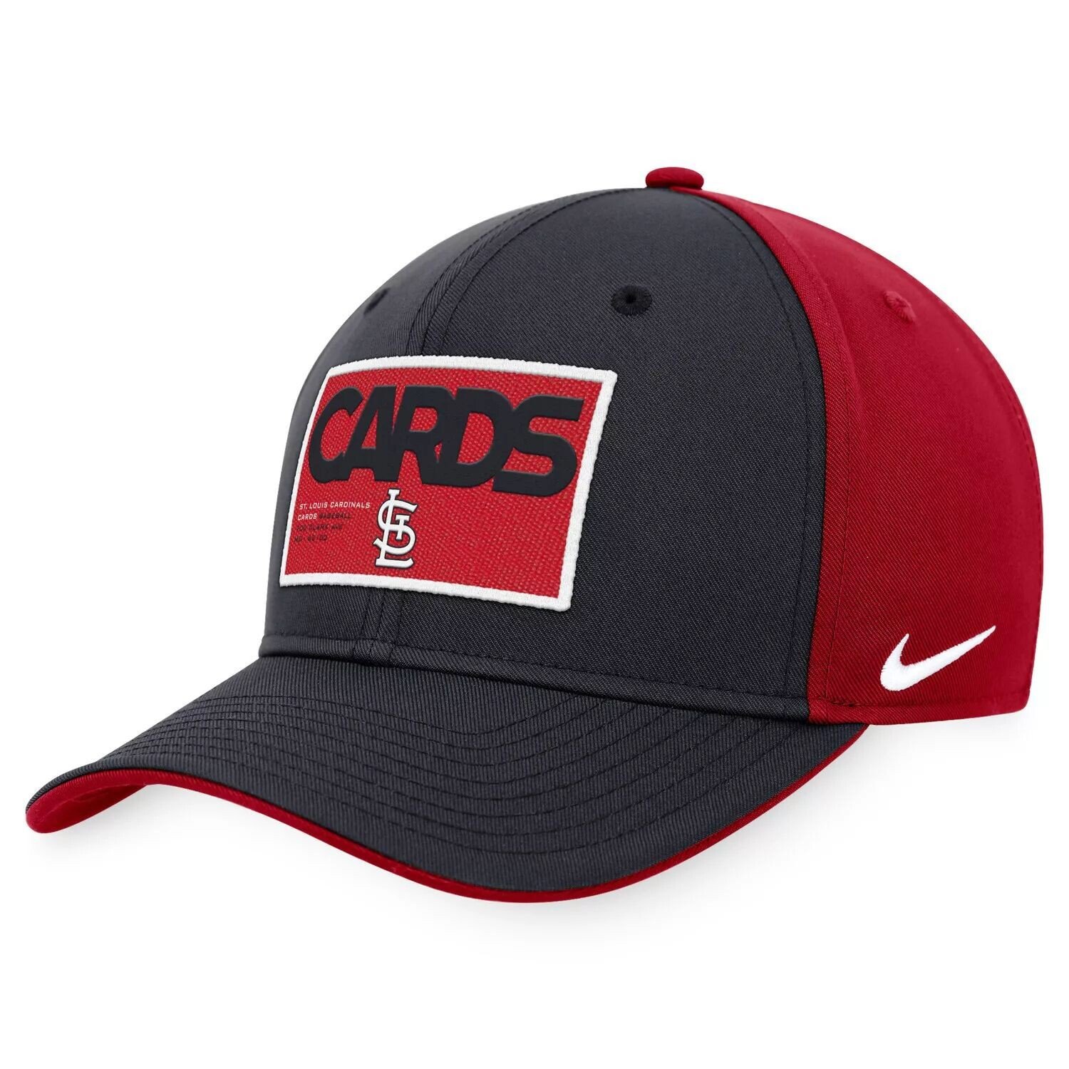 

Мужская темно-синяя/красная кепка Nike St. Louis Cardinals Classic99 с цветными блоками Performance Snapback