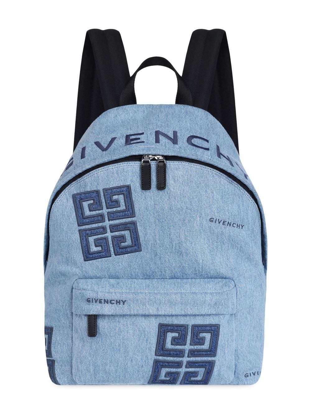 

Рюкзак Essential U из джинсовой ткани с вышивкой 4G Givenchy, синий