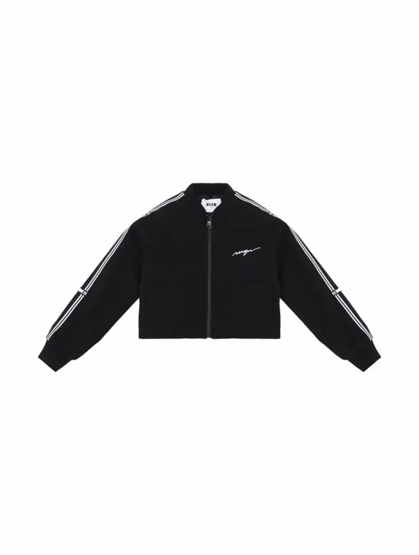 Бомбер с логотипом MSGM, черный