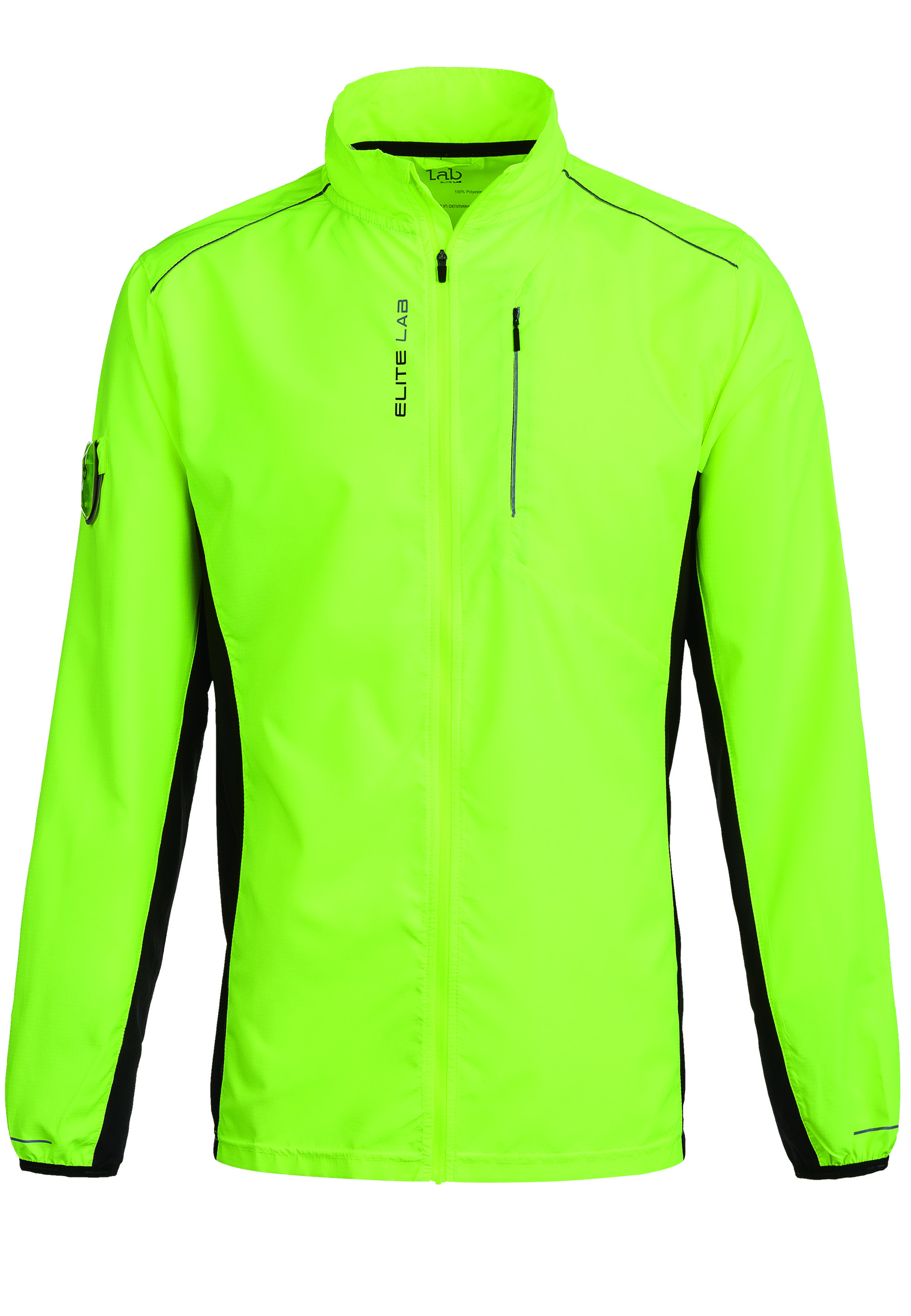 Спортивная куртка ELITE LAB Jacket Shell Heat X1 Elite, цвет 5001 Safety Yellow фляга elite safety light bottle с подсветкой 650 ml