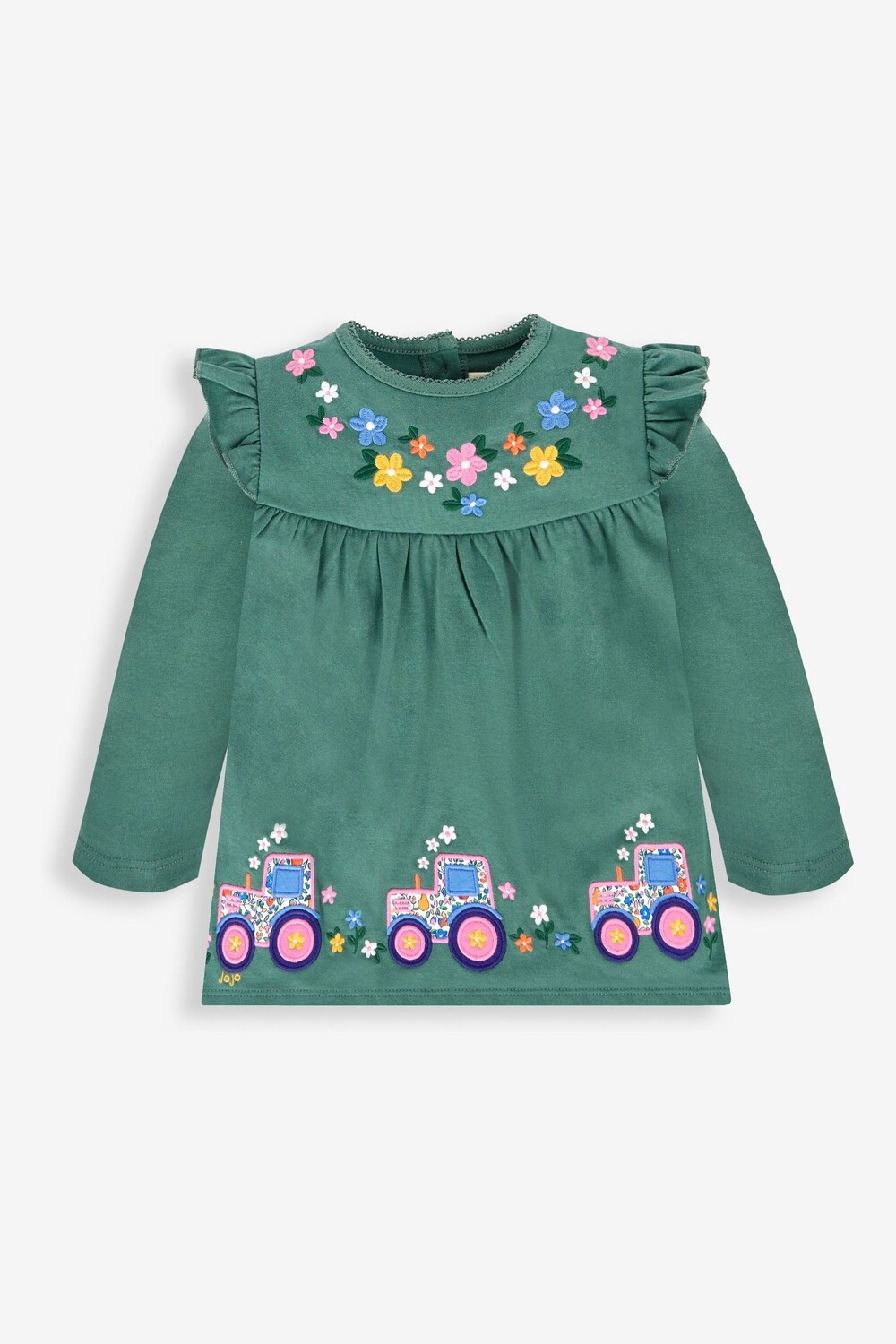 

Туника JoJo Maman Bébé с аппликацией в виде трактора Jojo Maman Bébé, зеленый