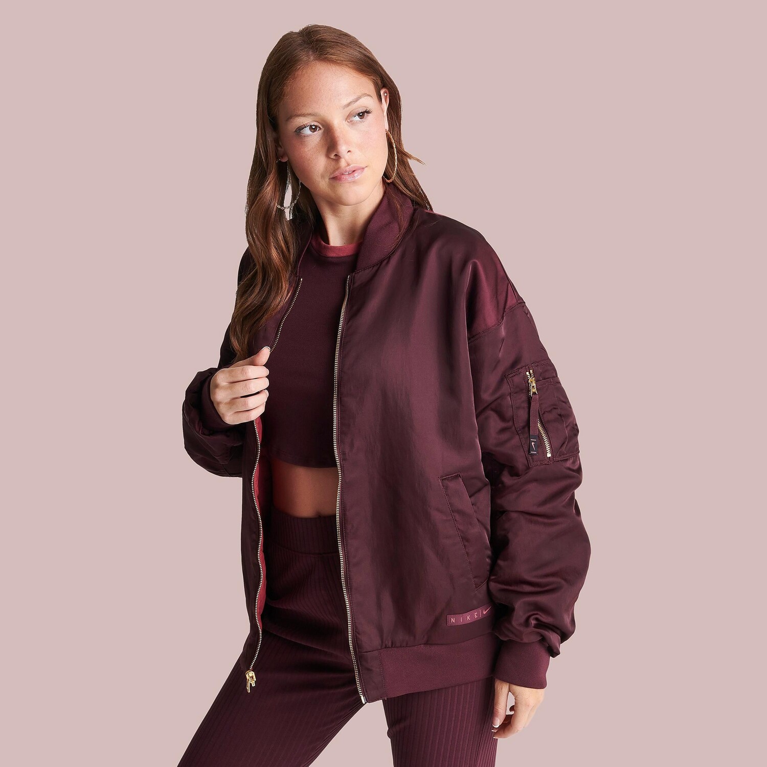 

Женская двусторонняя куртка-бомбер Nike Sportswear, фиолетовый