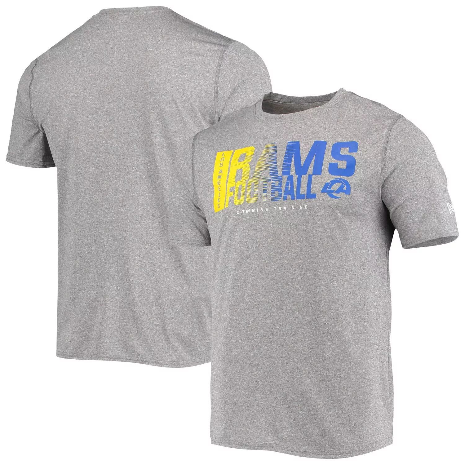 

Мужская серая футболка Los Angeles Rams с аутентичной игрой New Era, Серый