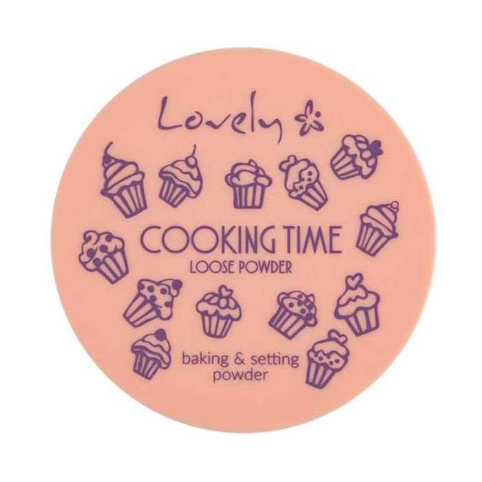 цена Пудра для лица Baking & Setting Powder Polvos Sueltos Cooking time Lovely Makeup, Transparente