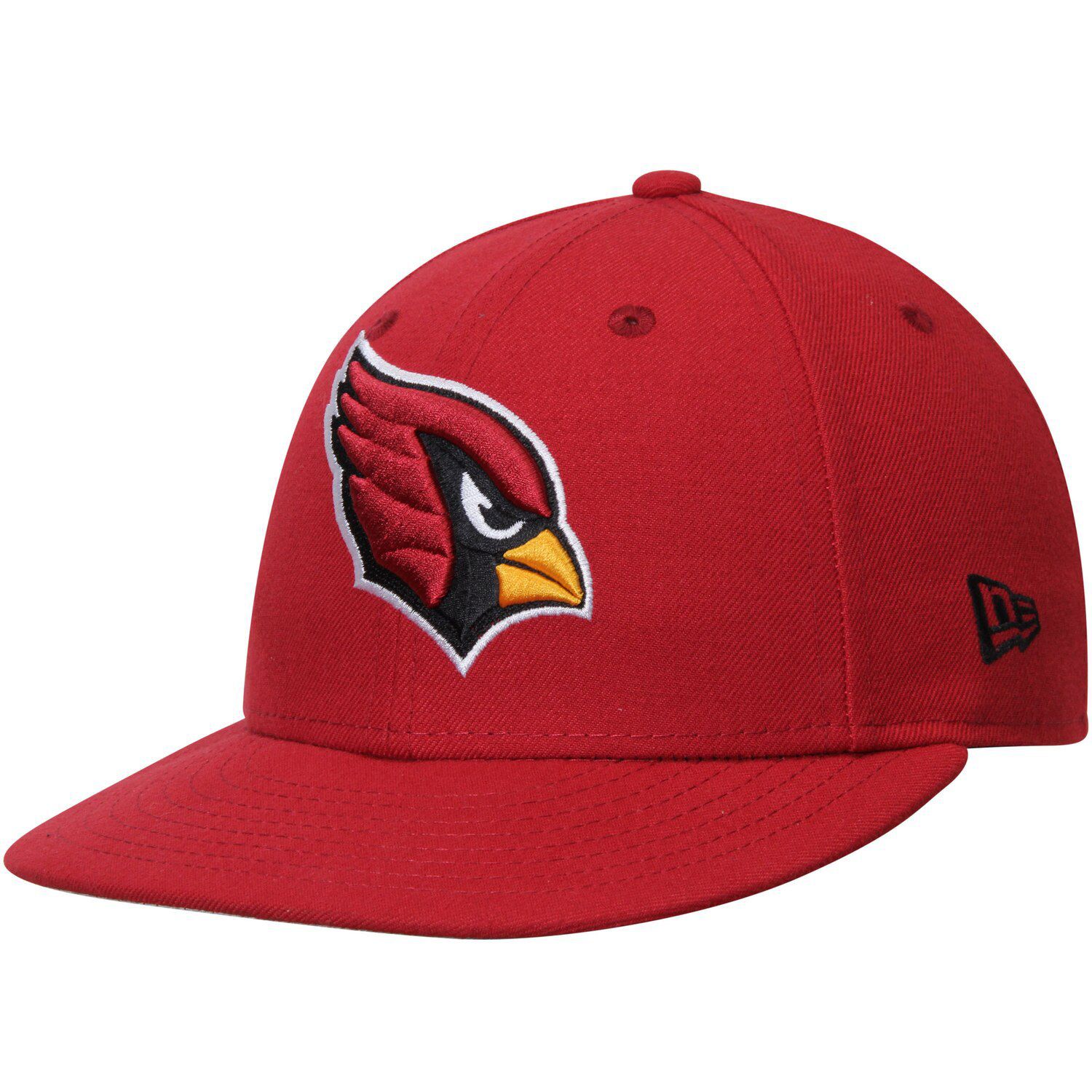 Мужская низкопрофильная структурированная кепка New Era Cardinal Arizona Cardinals Omaha 59FIFTY мужская черная кепка cardinal arizona cardinals на драфте нфл 2022 года 59fifty new era