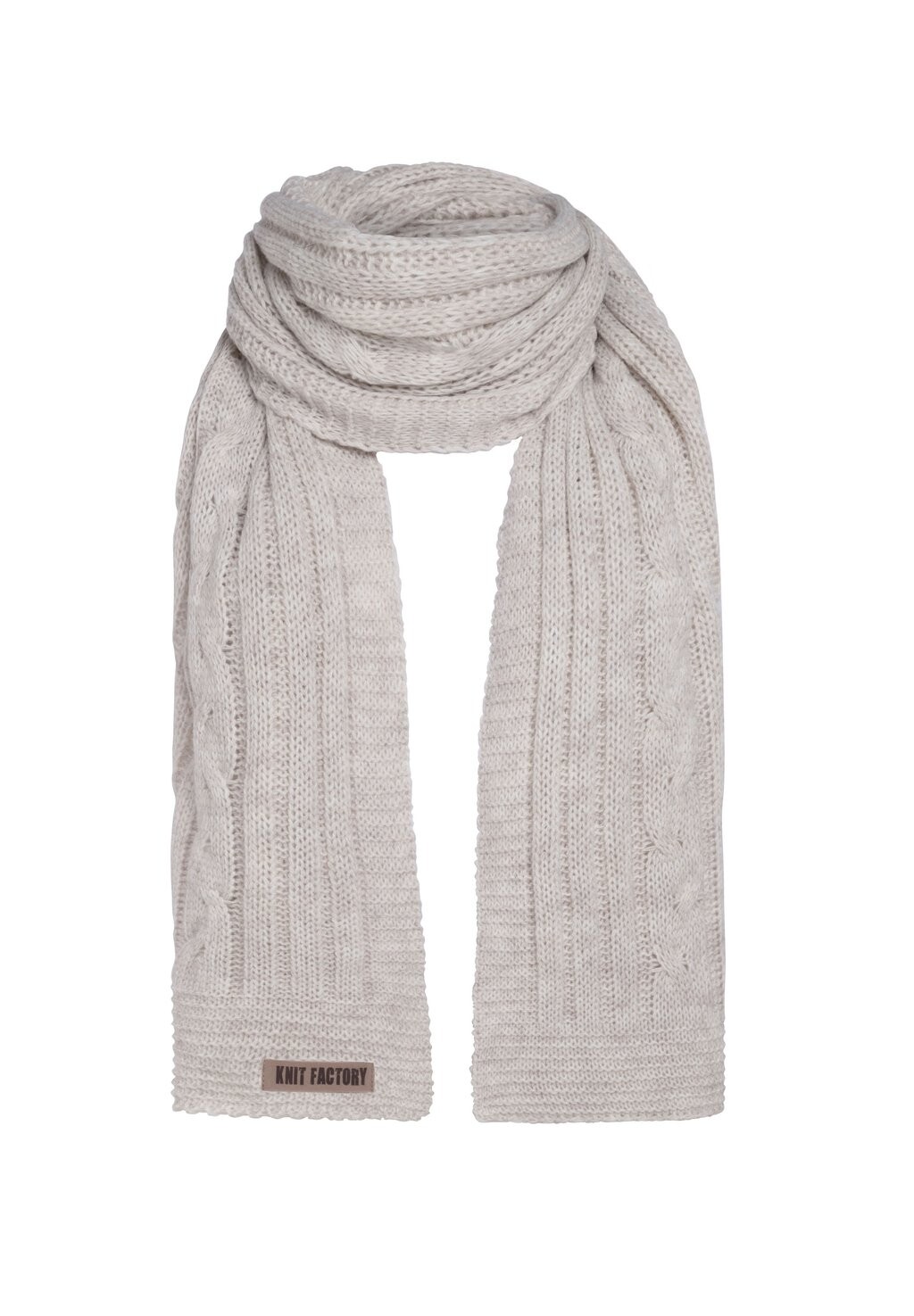 Шарф ELIN Knit Factory, цвет beige