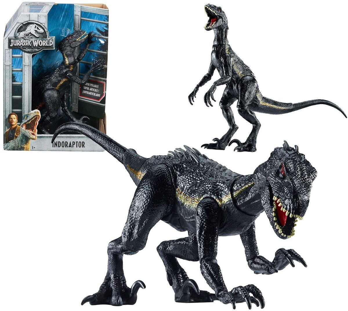 

Мир Юрского периода, фигурка динозавра Индораптора, FVW27 Mattel