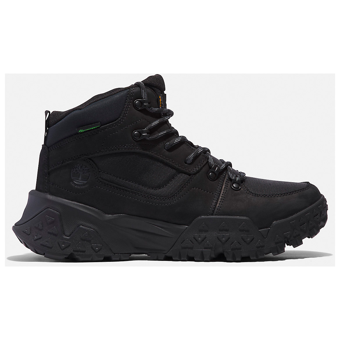Ботинки для прогулки Timberland Motion Scramble Mid Lace Up Waterproof Boot, цвет Black Nubuck цена и фото