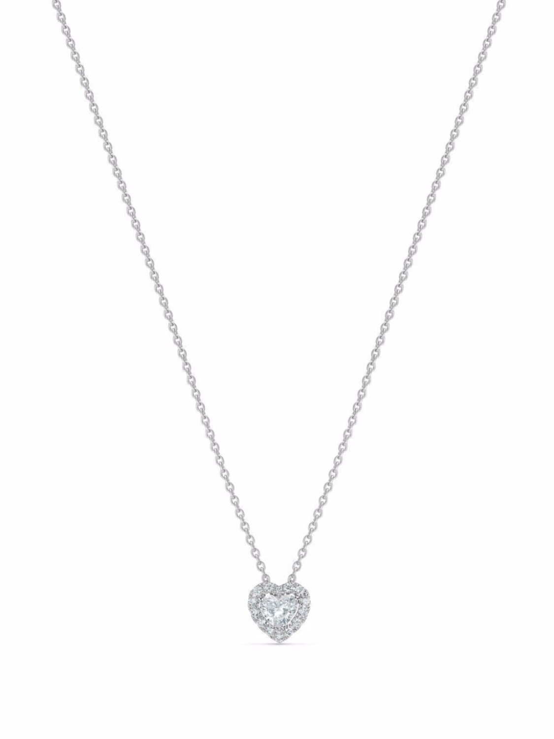 

Колье Aura из белого золота с бриллиантами De Beers Jewellers, серебряный