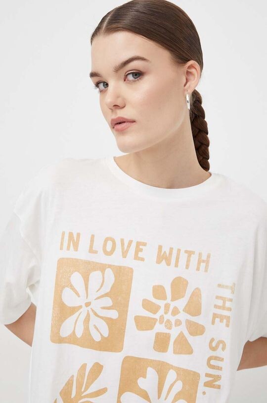 

Хлопковая футболка Billabong, белый