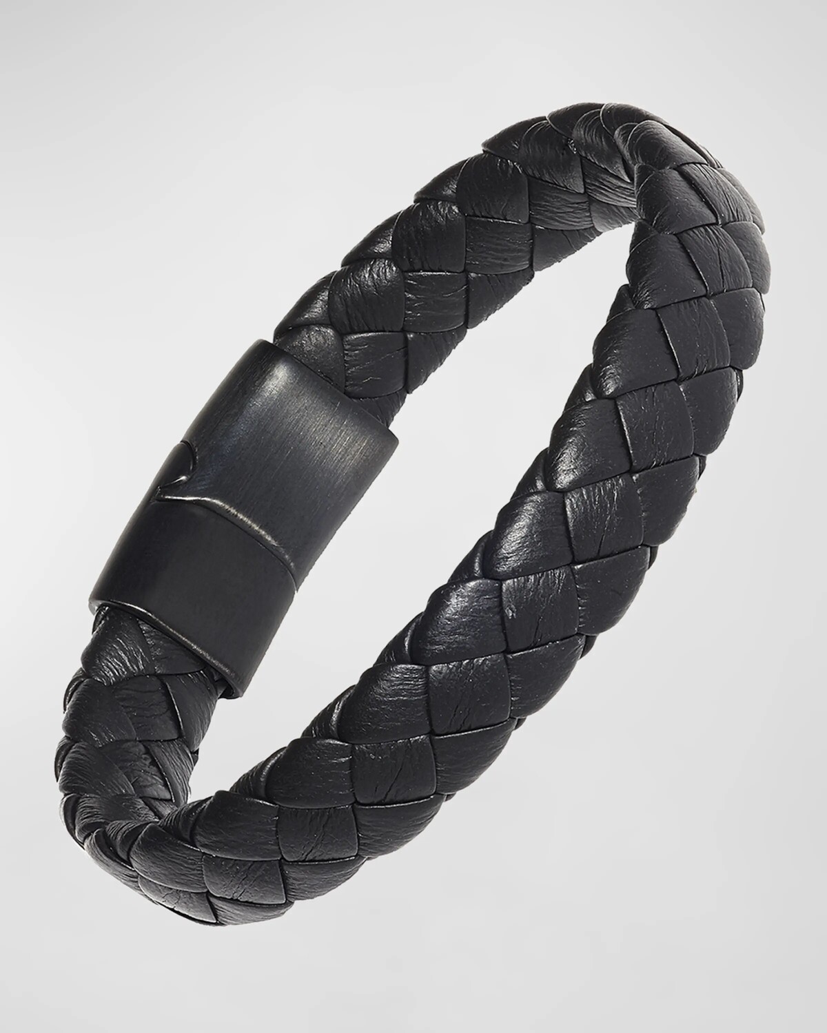 

Мужской плетеный кожаный браслет Link Up, цвет Black/Brown