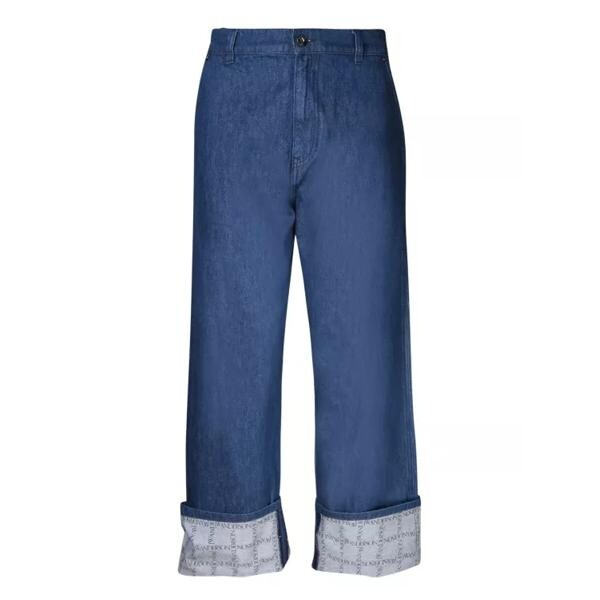 

Джинсы printed logo jeans J.W. Anderson, синий