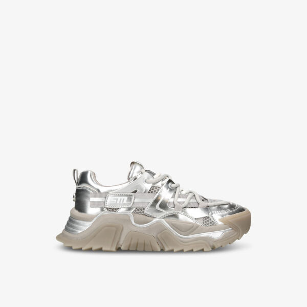

Объемные кроссовки kingdom-e из искусственной кожи и сетки Steve Madden, серебряный