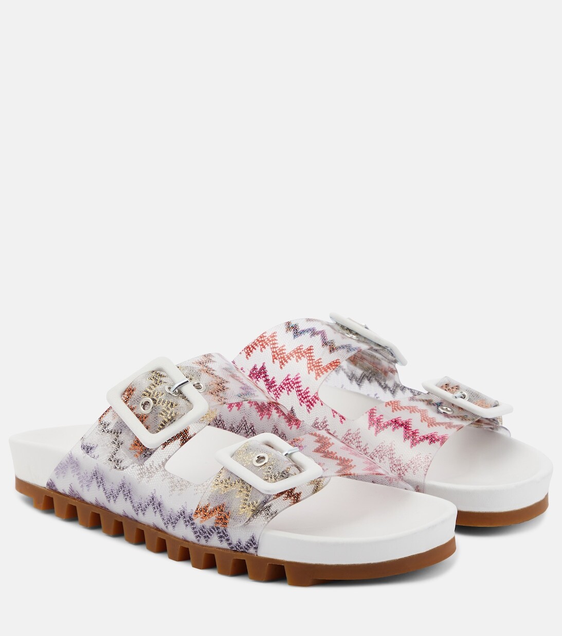 

Сандалии из ПВХ с зигзагами Missoni, разноцветный